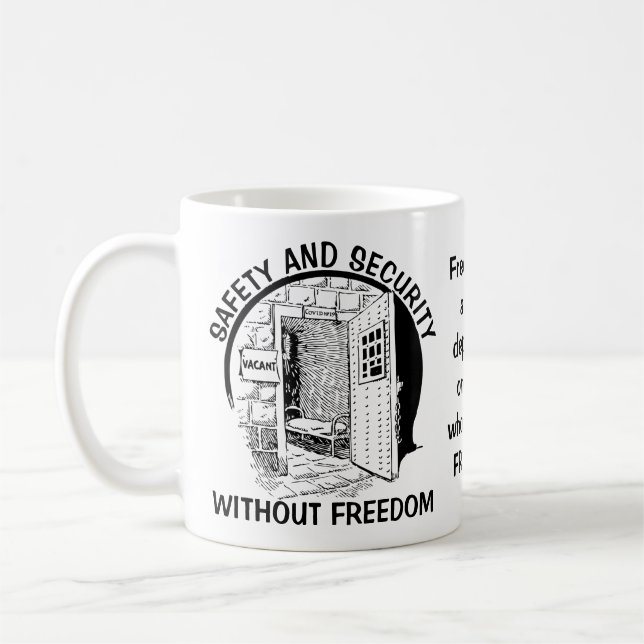 Safety and security coffee mug (Left)