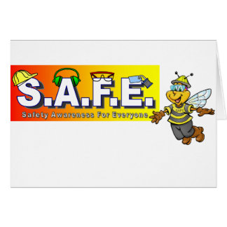 Safety Awareness Greeting Cards | Zazzle