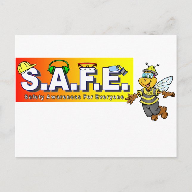 Safety Awareness Items Postcard (Front)