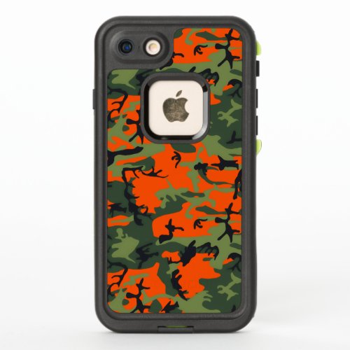 Safety Blaze Orange and Green Camo