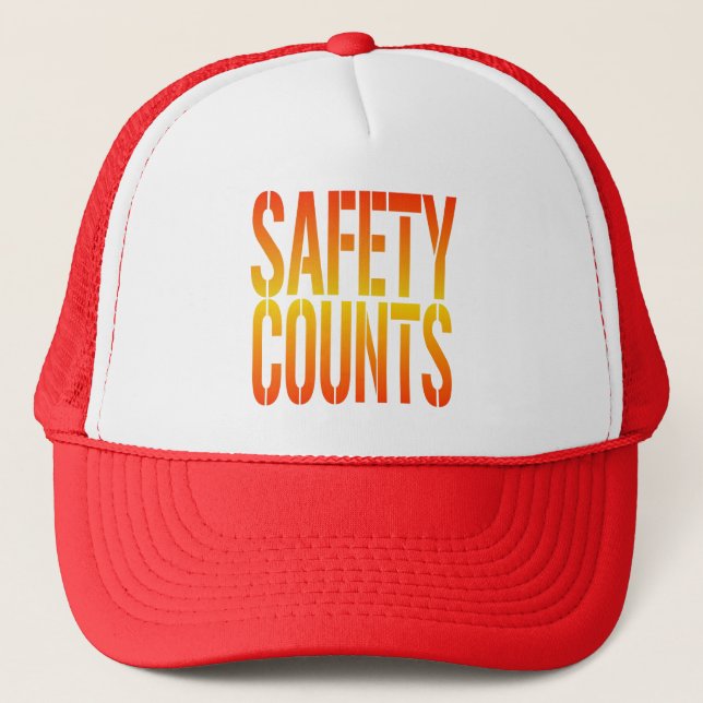 Safety Counts Trucker Hat (Front)