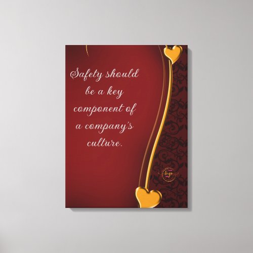 Safety Culture Component Corporate Customizable Canvas Print