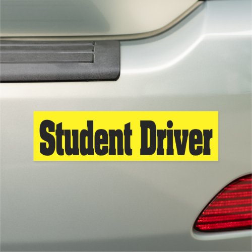 Safety Driving New Teen Student Driver Car Magnet
