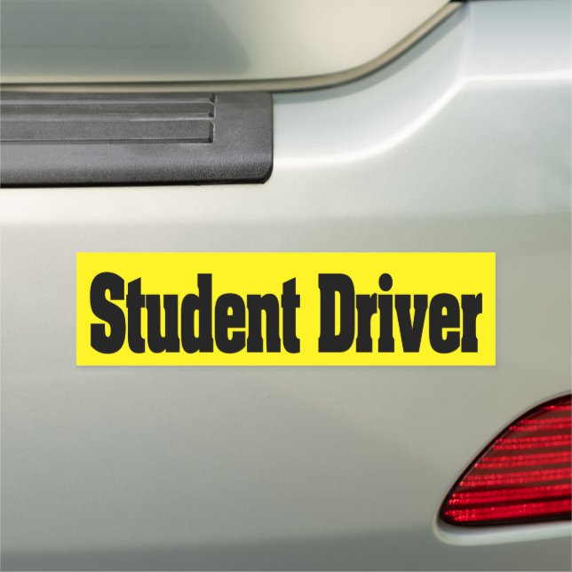 Safety Driving New Teen Student Driver Car Magnet (In Situ)
