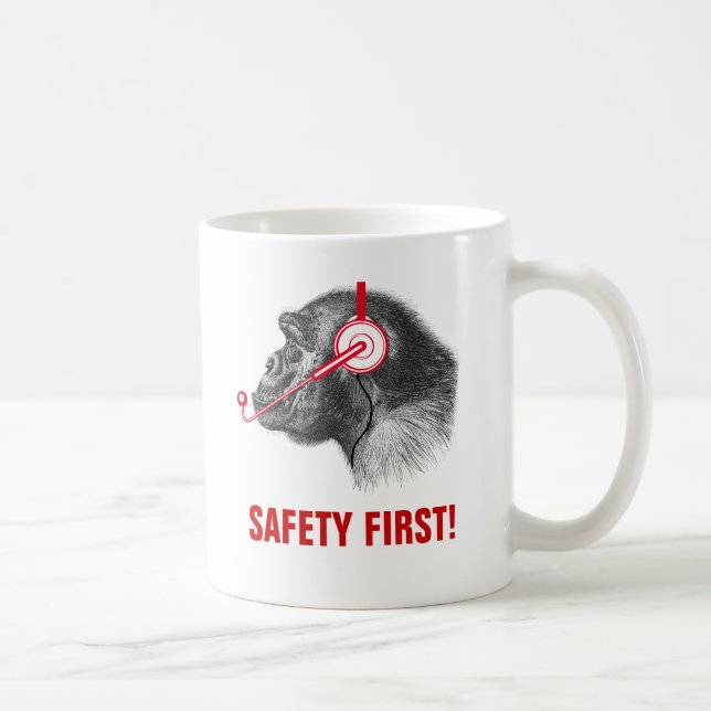 Safety First! Coffee Mug (Right)