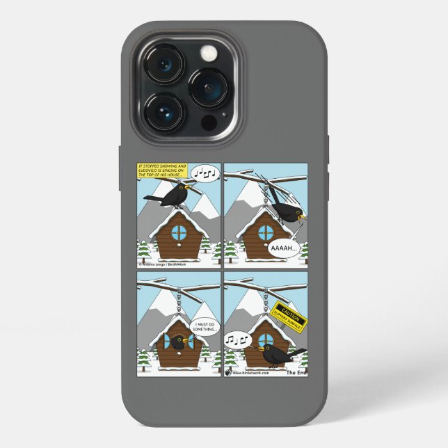 Safety First Comic Iphone Case (Back)