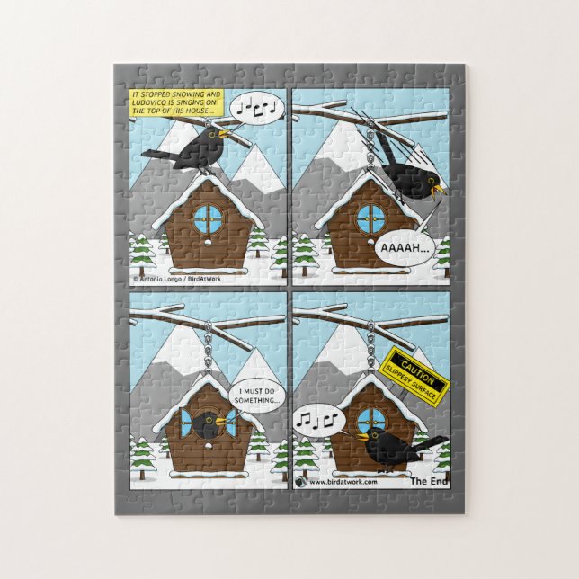 Safety First Comic Jigsaw Puzzle (Vertical)