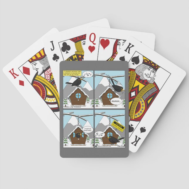 Safety First Comic Poker Cards (Back)