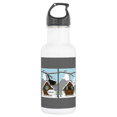 Safety First Comic Stainless Steel Water Bottle