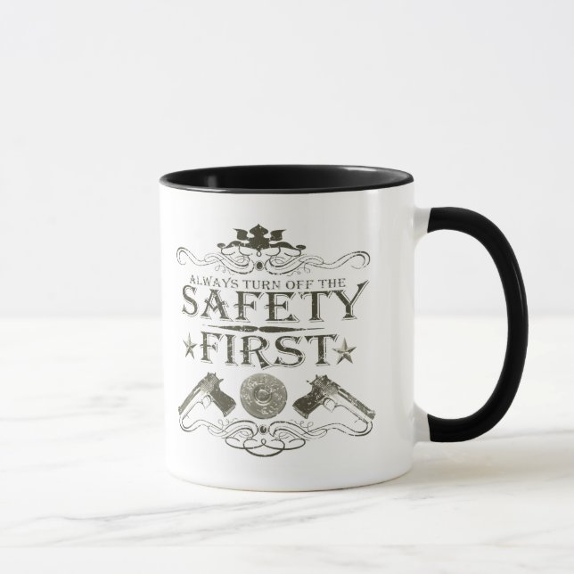 Safety First Mug (Right)