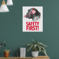 Safety First! Poster | Zazzle