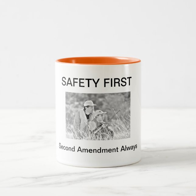 SAFETY FIRST- Second Amendment Always- Mug (Center)