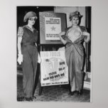 Safety Garb for Women Workers Poster