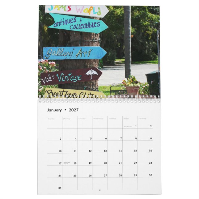 Safety Harbor Florida 2013 Calendar (Jan 2027)