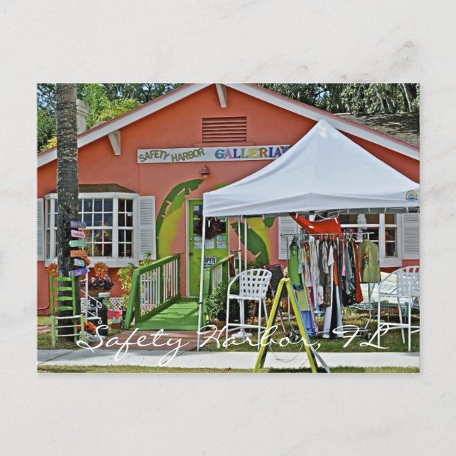 Safety Harbor Shop Postcard (Front)