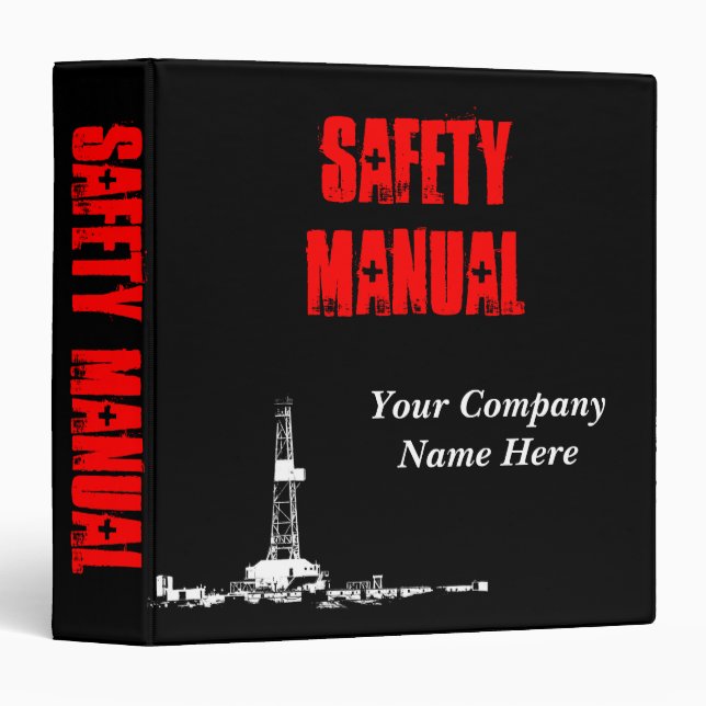 Safety Manual Binder (Front/Spine)