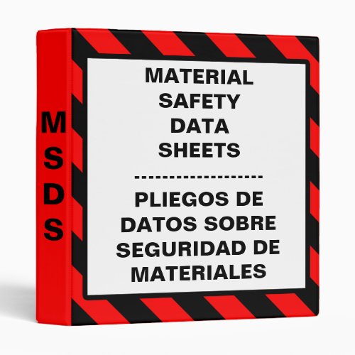 Safety Material Data Sheet Binder