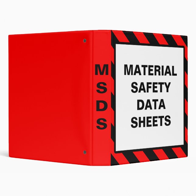 Safety Material Data Sheet Binders (Background)