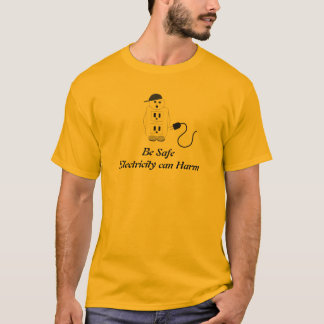 Safety Message Electrical Outlet T-Shirt