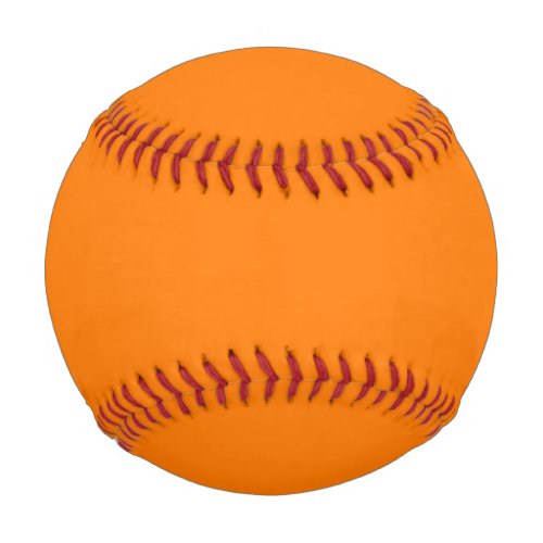 Safety Orange Solid Color Baseball