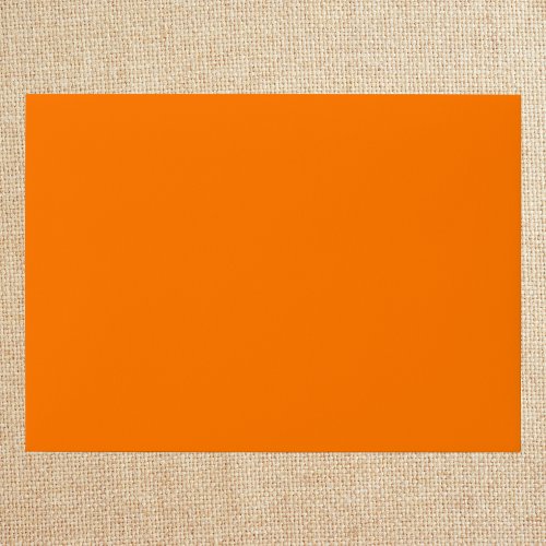 Safety Orange Solid Color Envelope