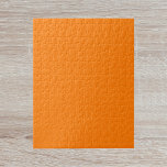 Safety Orange Solid Color Jigsaw Puzzle<br><div class="desc">Safety Orange Solid Color</div>