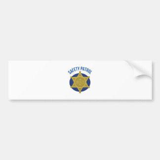 Safety Patrol Bumper Sticker