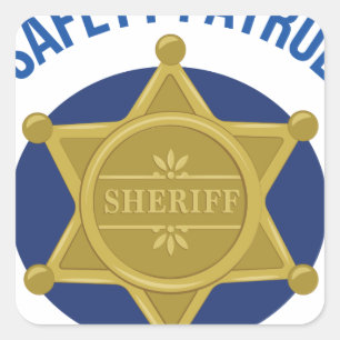 Safety Patrol Square Sticker