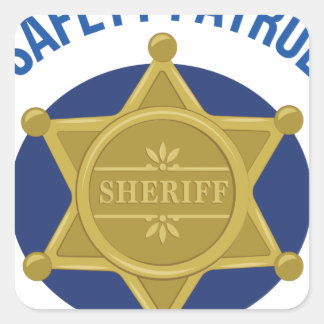 Safety Patrol Square Sticker