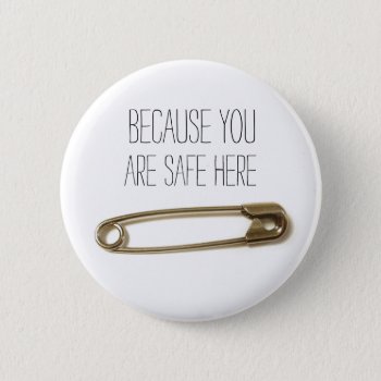 Safety Pin For Immigration And More by allistrations at Zazzle