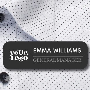 Safety Pin Office Employee Custom Name Tag