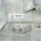 Safety Pin or Magnetic Company Logo Employee Name 