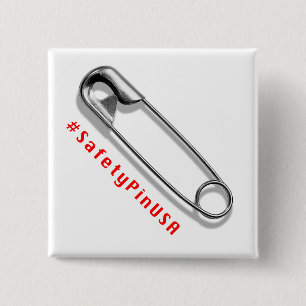 "Safety Pin USA Campaign" Button