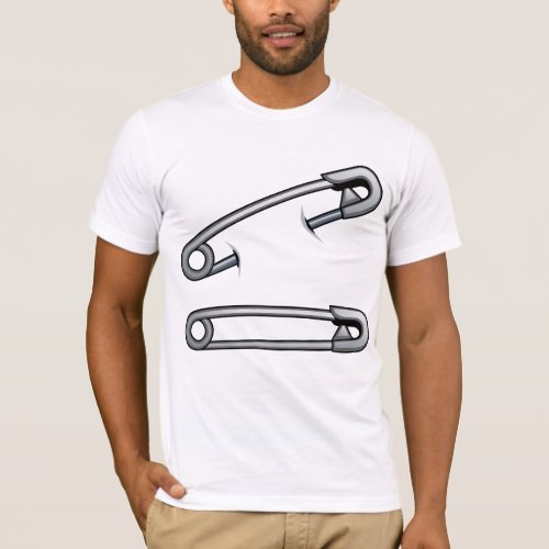 Safety Pins Mens T_Shirt