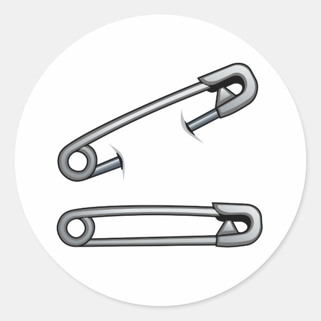 Safety Pins Stickers (Front)