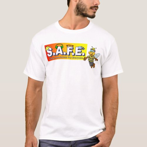 Safety Team T_shirts front and back design