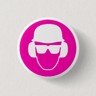 #SafetyGirl branded merchandise Button