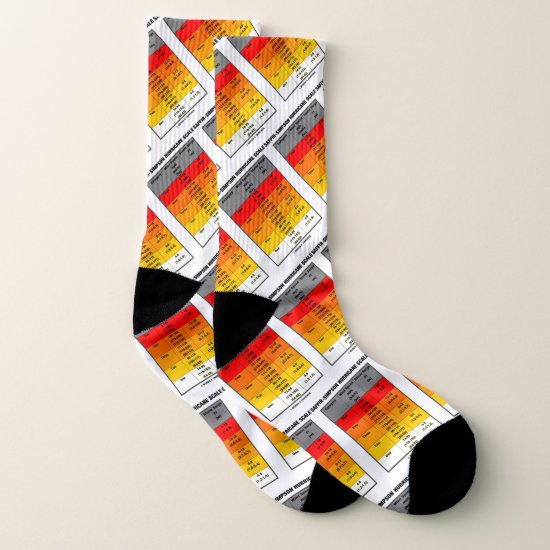 Saffir-Simpson Hurricane Scale Meteorology Socks