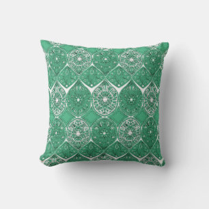 saffreya green throw pillow