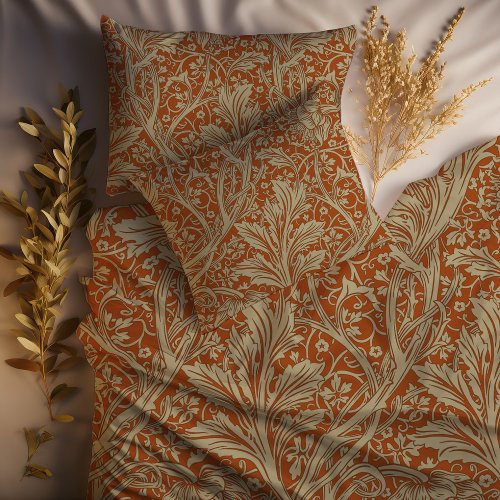 Saffron Arcadia Vines William Morris Pattern Duvet Cover