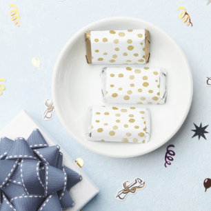 Saffron Confetti Watercolor Dots Hershey®’s Favors