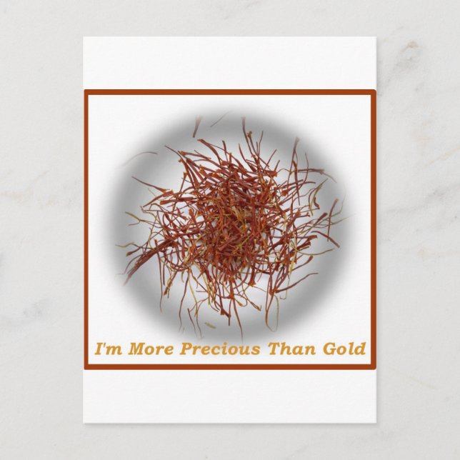saffron gold postcard (Front)