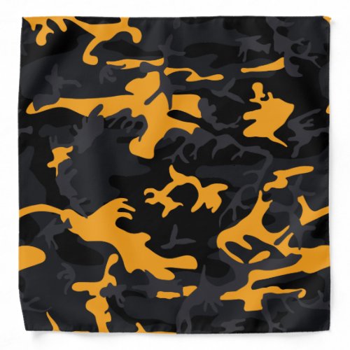 Saffron Highlights Camo Bandana