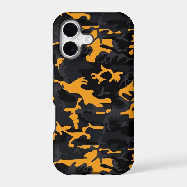 Saffron Highlights Camo Iphone Case (Back)