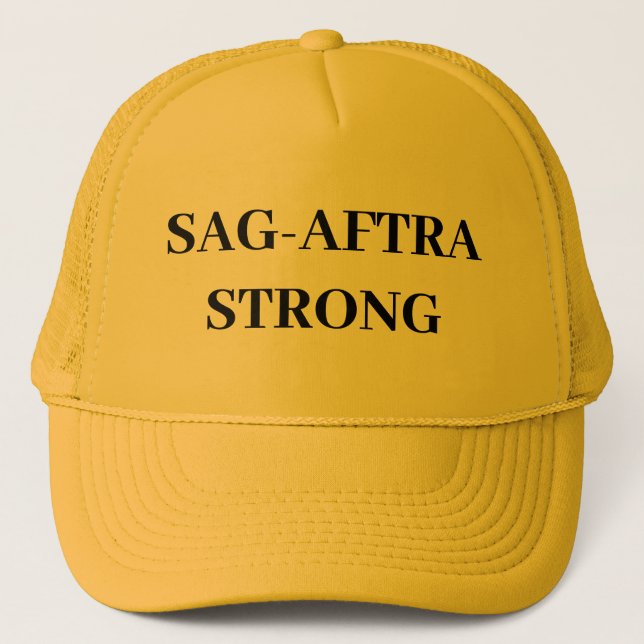 SAG-AFTRA STRONG TRUCKER HAT (Front)