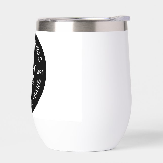 SAG HARBOR HILLS 75TH  THERMAL WINE TUMBLER (Left)