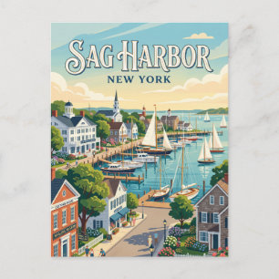 Sag Harbor, New York Postcard