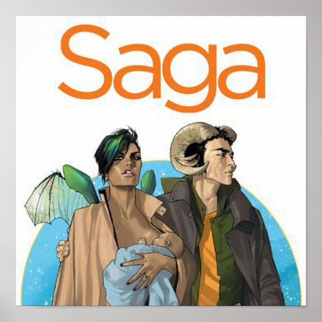 Saga  Comic Poster (Front)