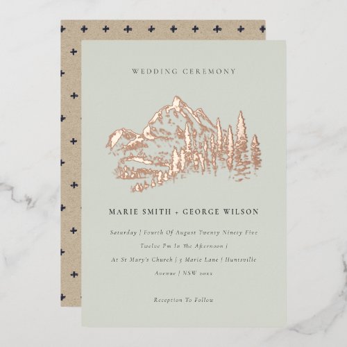 Foil Invitation