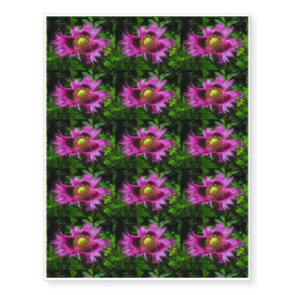 Sagacious flag poppy 15 per sheet temporary tattoos